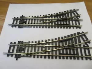 HORNBY R8072 00 Gauge 168mm left Hand turn nickel silver Points X 2 - Picture 1 of 3