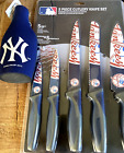 Ensemble de couteaux en acier inoxydable Yankees Koozie New York lot de 5 The Sports Vault