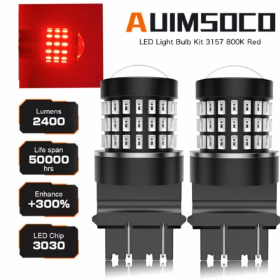 Bombillas LED traseras de freno rojas para Nissan Xterra 2000-2015 3157 3056 4057 Foto 1 de 4