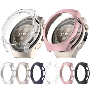 Uhrengehäuse PC Hälfte Wrap Skelett Schutzhülle für Huawei Watch 5 42mm/46mm - Zdjęcie 1 z 21
