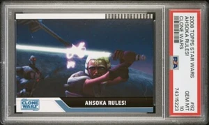 2008 Topps Star Wars Clone Wars #82 AHSOKA REGELN! Rookie PSA 10 🙂 🙂 POP 1 - Bild 1 von 3