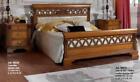 Double Bed 2x Bedside Tables Classic Bed Frame Nightstands 3 Piece Bedroom Set