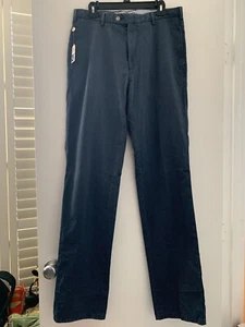 Peter Millar Pantalone Uomo Golf Blu Navy 4 Tasche - 32 x 36 - Foto 1 di 9