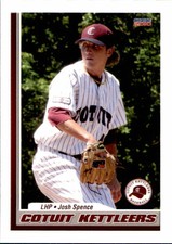2010 Cotuit Kettleers Choice #25 Josh Spence Victoria Australia Baseball Card