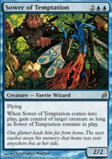 Lorwyn Sower of Temptation - Foil x1 Moderate Play, English Magic Mtg M:tG