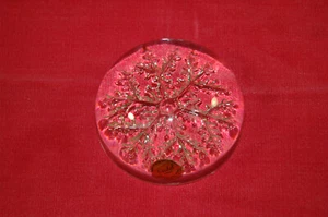 Avon Schneeflocke Briefbeschwerer echt Bleikristall Vintage Made in France - Bild 1 von 12