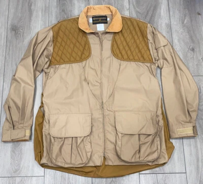 GAMEHIDE Game Pouch Bird Hunting Jacket Sz Men's LT Tan/ Brown Style RWH-91 - Image 1 of 4