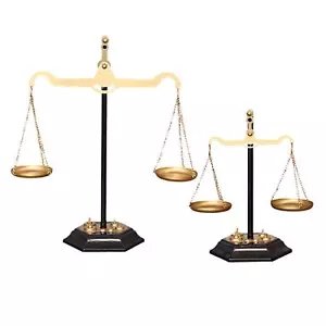 Libra Jewelry Display Desktop Balance Scale Art for Bracelets Necklace Rings - Picture 1 of 14