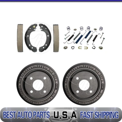 Kit de herrajes y tambores de freno traseros Raybestos para Saturn SL1 1991-2002 Foto 1 de 4