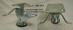 4" Truck Floor Lock - Kickbar - 4" x 4-1/2" Top Plate 3" x 3" Bolt Pattern (2) - Picture 1 of 1