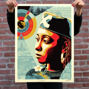Shepard Fairey (OBEY) - Eyes On The King Verdict - S/N/600 - 2022 - Picture 1 of 12