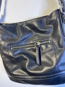 Coach 1415 Soho schwarz Leder verstellbare Schulter Umhängetasche Handtasche "schön" - Bild 1 von 11