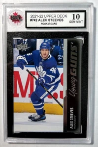 2021-22 Upper Deck #742 Alex Steeves YG RC | KSA GRADED GEM MINT 10 - Bild 1 von 1