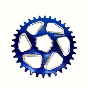 Funn Solo DX Narrow Wide Chain Ring (34T, Blue) - Lightly Used - Picture 1 of 3