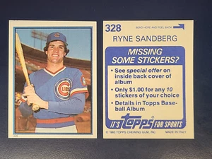 1983 Topps Baseball Stickers Complete Your Set You Pick Choose #221 - 330 - Picture 1 of 110