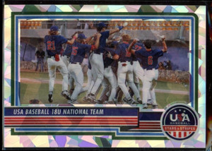 2023 STARS & STRIPES TEAM USA #98 SP CRACKED ICE PRIZM /23