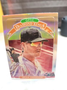 2020 Donruss Optic Baseball SILVER HOLO PRIZM Diamond Kings BRIAN ANDERSON #6