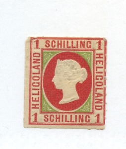 🍁#2 * Heligoland 1 schilling, reprint? MH , see scan Cat $190? Stamp