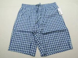 Sonoma Everyday Pyjama Shorts Herren mittelblau kariert Loungewear neu mit Etikett - Bild 1 von 12