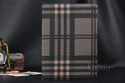 Folio Wallet Net Grid Leather Stand Smart Sleep/Wake Case Cover For Apple iPad - Image 1 of 4