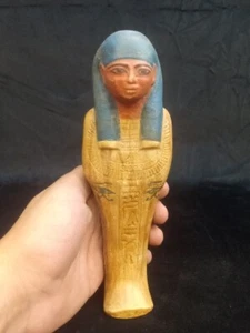 ANTIGÜEDADES EGIPCIAS ANTIGUAS EGIPCIAS Siervo Ushabti Shabti Piedra Egipcia BC - Imagen 1 de 11