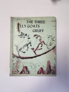 The Three Billy Goats Gruff Vntage 1957 Children's Book Ex-Library First Edition - Picture 1 of 11