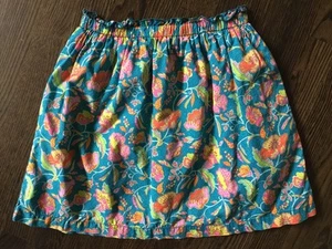 PEEK Colorful Floral Print Skirt 14 girls 3XL Pull-On (maybe a Liberty print?) - Picture 1 of 2