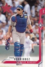 2001 Leaf Rookies and Stars #7 Ivan Rodriguez Texas Rangers HOF