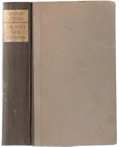 Stefan Zweig Schweiß von Gestern Wien Franz Joseph Europäische Erinnerungen 1947 - Bild 1 von 8