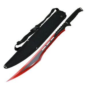 Ninja Sword 27-Inch Sharp 440 Stainless Steel Full Tang Blade with Sheath- Red - Picture 1 of 4
