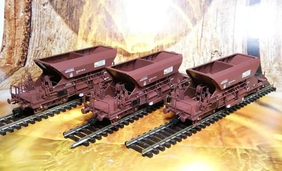 3er Set Selbstentladewagen Fac265 Kirow Leipzig AG Ep V Arnold HN9703 Neu/OVP TT - Bild 1 von 4