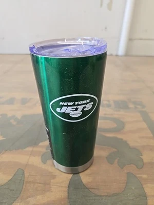 Salty New New York Jets NFL Travel Tumbler 20oz Stainless Steel #BR7 - Image 1 of 4