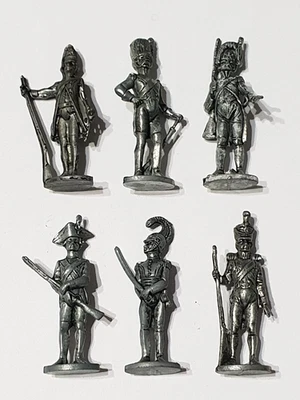 ü ei metallfiguren Ferrero Kinder Metal Serie completa 6 Napoleonici 40mm ferro - Bild 1 von 2