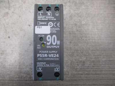 Idec Power Supply PS5R-VE24 90W Input: 50/60Hz 100-240VAC 1.1-0.6A - Image 1 of 4