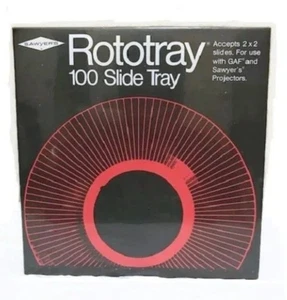 NEW GAF Rototray 100 Slide Tray Projector Sawyer's 2 x 2 Slides in SEALED BOX - Picture 1 of 1
