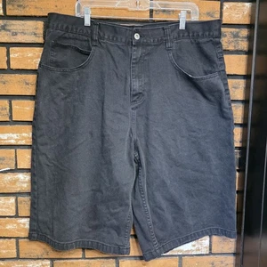 South Pole Mens Size 40 Black Baggy Jorts Shorts Bermuda  - Picture 1 of 13