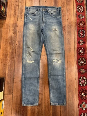 Jeans ajustados Levi's 606 Vintage Clothing Big E naranja lavado de archivo 33x34 Foto 1 de 4