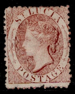 ST. LUCIA QV SG5, (1d) lake, UNUSED. Cat £95. - Picture 1 of 1