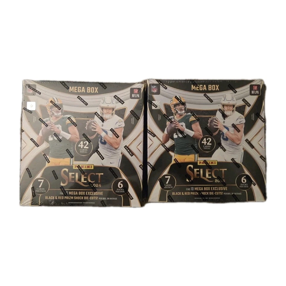 2024 Panini Select NFL Football Mega Box Black & Red Prizm Shock IN HAND