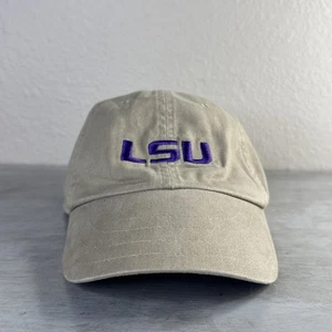 Nike LSU Tigers Hat Cap Khaki Beige College NCAA Football Logo Mens One Size - Picture 1 of 6