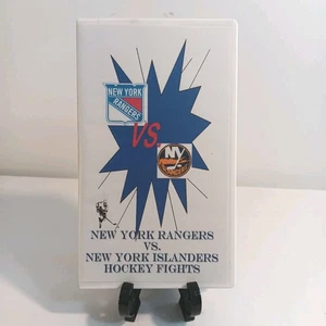 NY Rangers Vs Islanders Hocky NHL Fights VTG Bootleg Fan Made VHS Tape - Bild 1 von 4