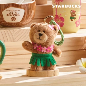 Starbucks Korea ALOHA Bearista Schlüsselanhänger Taschenanhänger 15 cm 2025 *US-Duty Paid - Bild 1 von 7