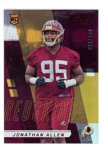 2017 PANINI PLAYOFF ABSOLUTE JONATHAN ALLEN #190  11/100 - Picture 1 of 1