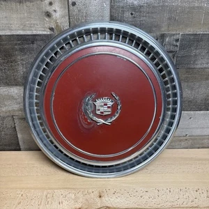 Cadillac Eldorado Wheel Cover Hubcap Red 1976 1977 1978 1974 1975 76 77 78 70s - Foto 1 di 24