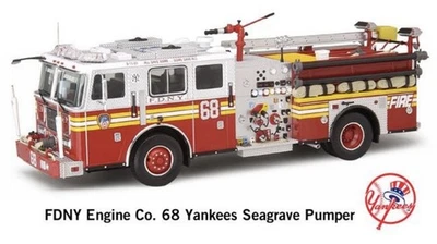 Code 3~FDNY Engine Co. 68 Yankees~Seagrave Pumper~LE #2871~BRAND NEW IN BOX~RARE - Image 1 of 4