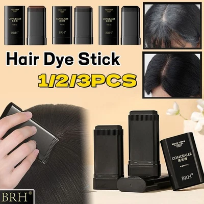 Hair Dye Stick 2 In 1 With Comb Hair Color Touch-Up Cover Waterproof Portable - image 1 of 4