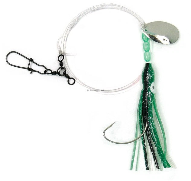 Sea Striker Squid Skirt Fluke/Flounder Rig with Spinner - Image 1 of 1