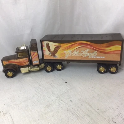 Nylint Golden Eagle Express 18 Wheeler Semi Tractor Trailer Truck Vintage Toy - Image 1 of 4