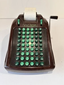 Vintage 1920’s-1940’s VICTOR Máquina de Adición Estuche BAQUELITA - Imagen 1 de 16