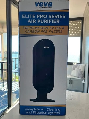 Purificador de aire HEPA Veva Pro Elite Series 8000 - caspa, pelo de mascotas, habitación grande - NUEVO Foto 1 de 4